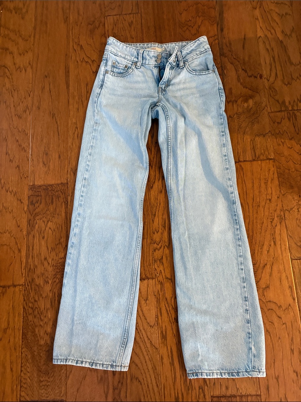 Levi's Light Blue Women's Super Low Jeans